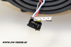 Angel Eye Scheinwerfer fr Peugeot 206 99-07 2 LED Standlichtringe black