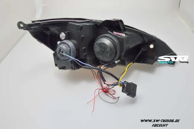 Angel Eye Scheinwerfer Ford Focus Mk1 01-04 LED SLR Facelift chrome