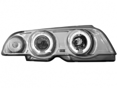 angel eye headlights suitable for BMW E46 sedan touring 98-01 LED halo rims chrome
