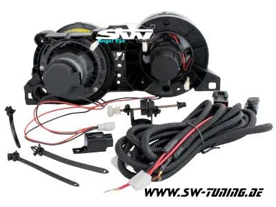 Angel Eye Scheinwerfer 3er BMW E30 89-91 Standlichtringe black