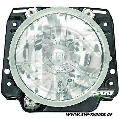 SW clear glass headlights for VW Golf II chrome