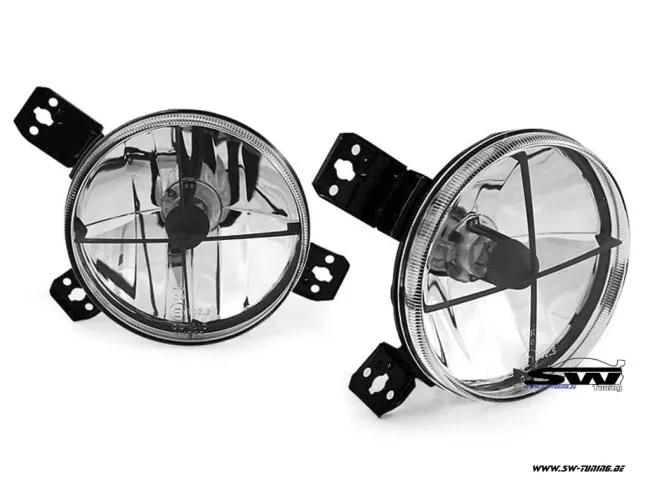 SW Inner high beam with crosshair for VW Golf I+II chrome