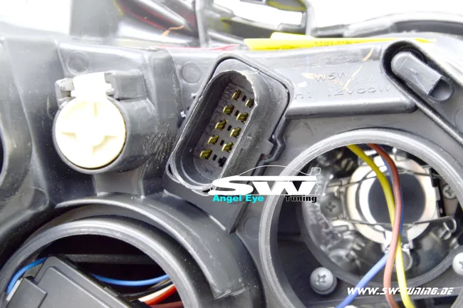 Angel Eye Scheinwerfer für VW Polo 9N 02-04 black