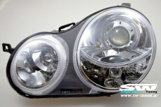 Angel Eye Scheinwerfer VW Polo 9N 02-04 chrome
