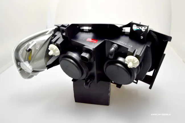 angel eye headlights for VW T4 97-03 with 2 halo rims Long front car