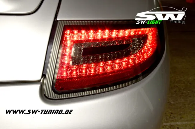 SW LED taillights for Porsche 911 / 997 04-08 smoke