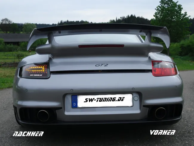 SW LED taillights for Porsche 911 / 997 04-08 smoke