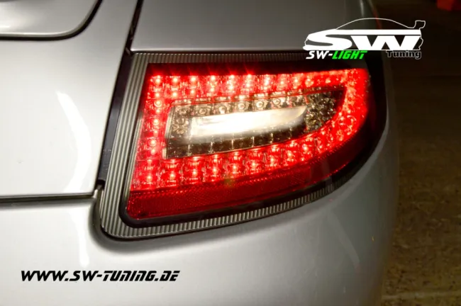 SW LED taillights for Porsche 911 / 997 04-08 smoke