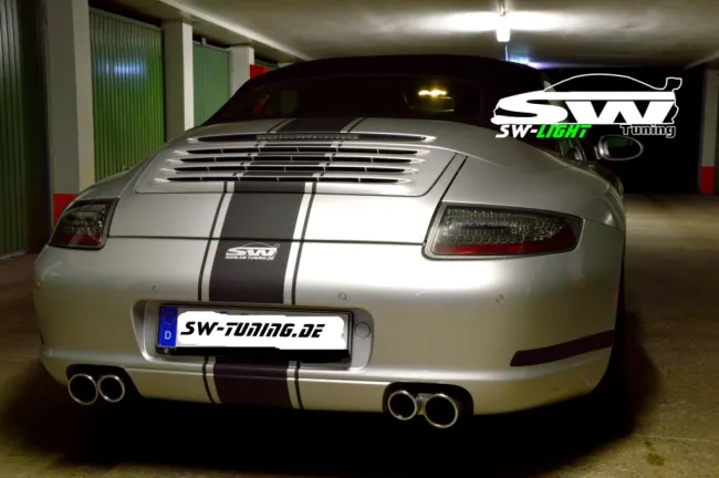 SW LED taillights for Porsche 911 / 997 04-08 smoke