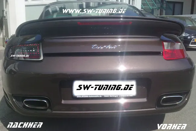 SW LED taillights for Porsche 911 / 997 04-08 smoke