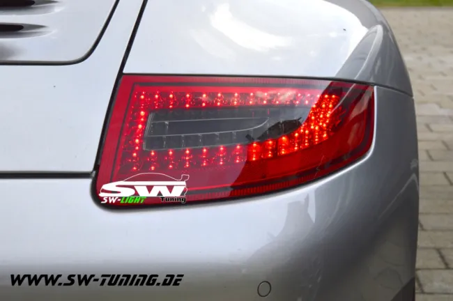 SW LED Rückleuchten passend für Porsche 911 / 997 04-08 red/smoke