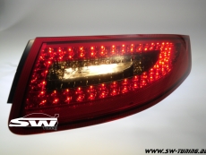 SW LED Rckleuchten fr Porsche 911 / 997 04-08 red/smoke