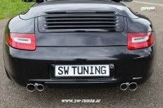 SW LED taillights for Porsche 911 / 997 04-08 red/crystal