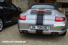 SW LED taillights for Porsche 911 / 997 04-08 red/crystal