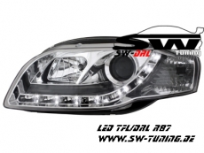 SW-DRL headlights Audi A4 B7 04-08 daytime-running-lamp