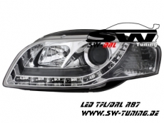 SW-DRL headlights Audi A4 B7 04-08 daytime-running-lamp