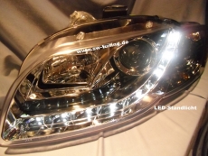 SW-DRL headlights Audi A4 B7 04-08 daytime-running-lamp