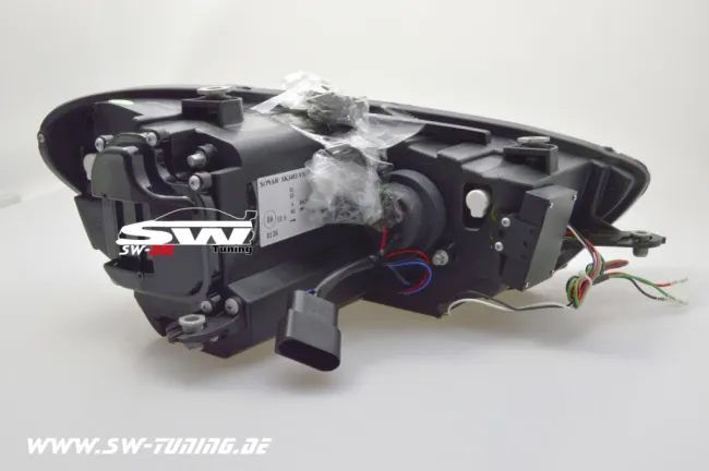 SW-DRL Scheinwerfer VW Scirocco III Typ 13 08-14 LED-Tagfahrlicht black