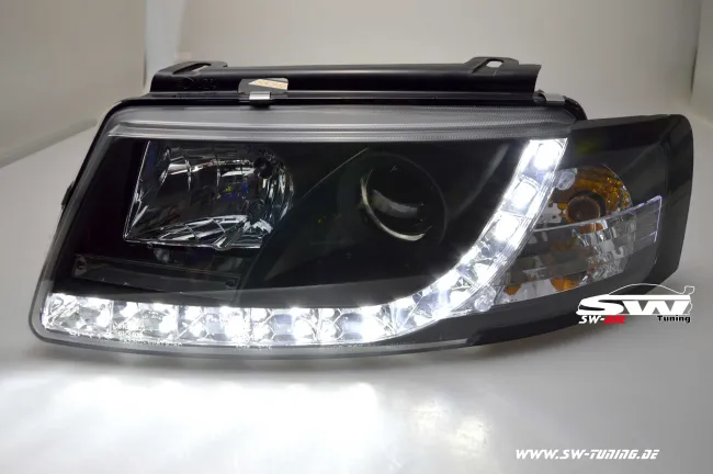 SW-DRL headlights VW Passat 3B DAYTIME RUNNING LIGHT black