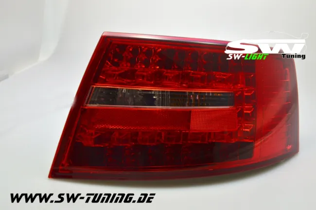 SW-Light LED tail lights suitable for Audi A6 4F Sedan 04-08 red/smoke (6Pin)