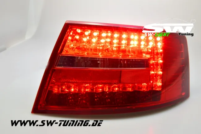 SW-Light LED tail lights suitable for Audi A6 4F Sedan 04-08 red/smoke (6Pin)