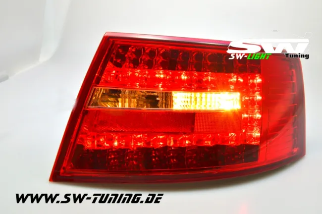 SW-Light LED tail lights suitable for Audi A6 4F Sedan 04-08 red/smoke (6Pin)