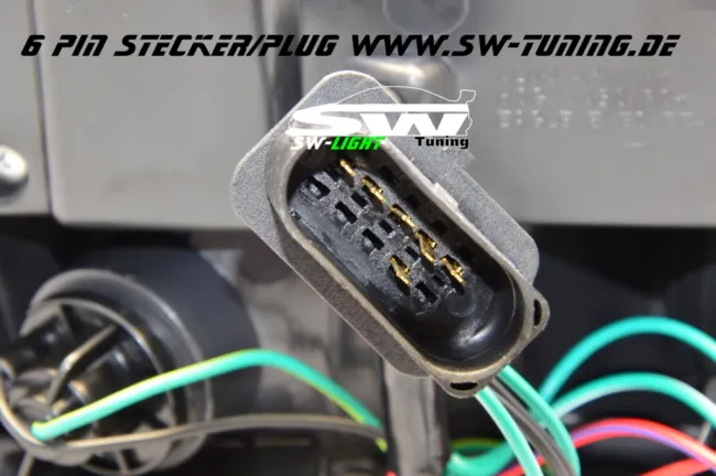 SW-Light LED tail lights suitable for Audi A6 4F Sedan 04-08 red/smoke (6Pin)