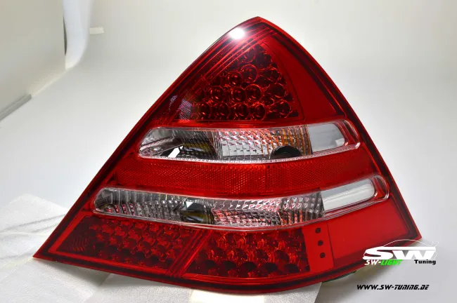 SW-Light LED taillights for Mercedes Benz SLK R170 96-04 red/chrystal