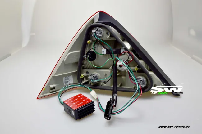 SW-Light LED taillights for Mercedes Benz SLK R170 96-04 red/chrystal