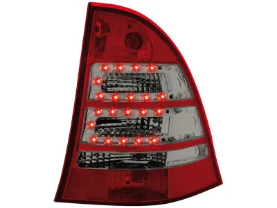 SW-Light LED taillights for Mercedes Benz C-Class S203 00-07 stationwagon red/smoke