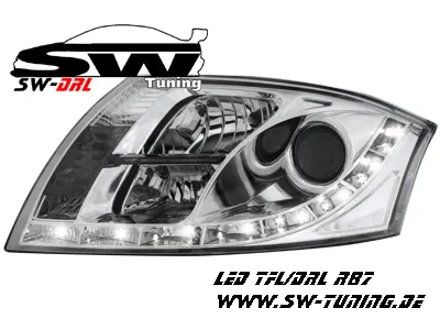 SW-DRL headlights AUDI TT 8N DAYTIME RUNNING LIGHT R87