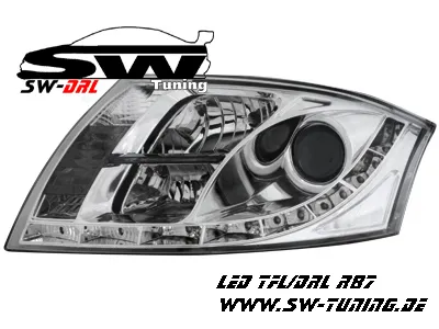 SW-DRL headlights AUDI TT 8N DAYTIME RUNNING LIGHT R87