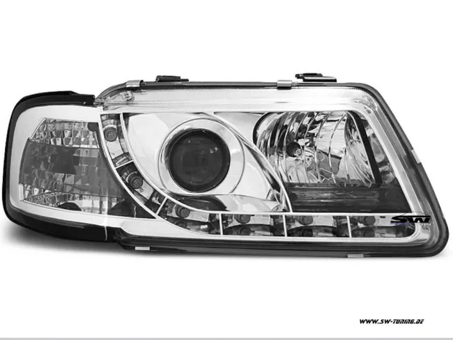 SW-DRL headlights Audi A3 8L Daytime Running Light R87 chrome