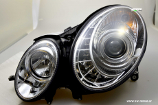 SW-Light headlight Mercedes Benz E-Class W211 06-08 chrome Facelift