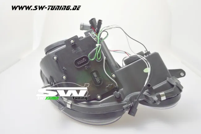 SW-Light Xenon Scheinwerfer für Mercedes Benz W211 E-Klasse 02-06 Black HID
