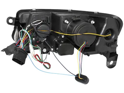 SW-DRL HID headlights AUDI A6 4F 04-07 Daytime Runing Light black