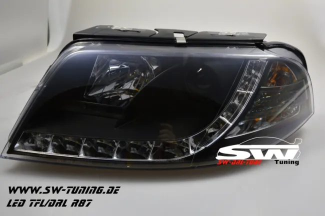 SW-DRL Scheinwerfer VW Passat 3BG LED Tagfahrlicht R87 black