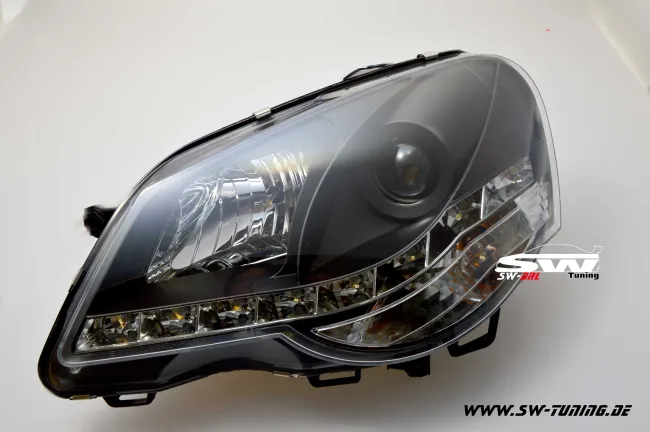SW-DRL headlights VW Polo 9N3 05/05-09 daytime running light bla
