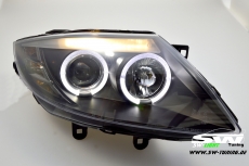 Angel Eye Scheinwerfer fr BMW Z4 E85 02-08 LED Standlichtringe black