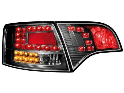 SW-Light LED taillights for Audi A4 B7 Avant 04-08 LED indicators black