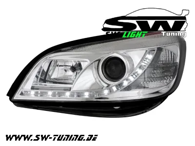 SW-Light headlights Opel Zafira A 99-05 LED positionlight chrome