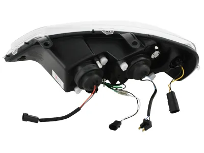 SW-Light Scheinwerfer für Opel Astra G mit LED Standlicht chrome