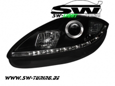 SW-Light headlights Seat Leon 1P 05-09 LED positionslight black