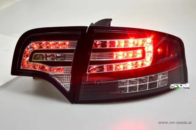 SW-Light LED taillights suitable for Audi A4 B7 sedan 04-08 LED indicators black clear