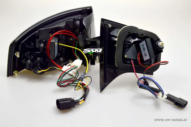 SW-Light LED taillights suitable for Audi A4 B7 sedan 04-08 LED indicators black clear