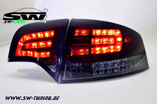 SW-Light LED taillights for Audi A4 B7 Sedan 04-08 LED indicators red/smok