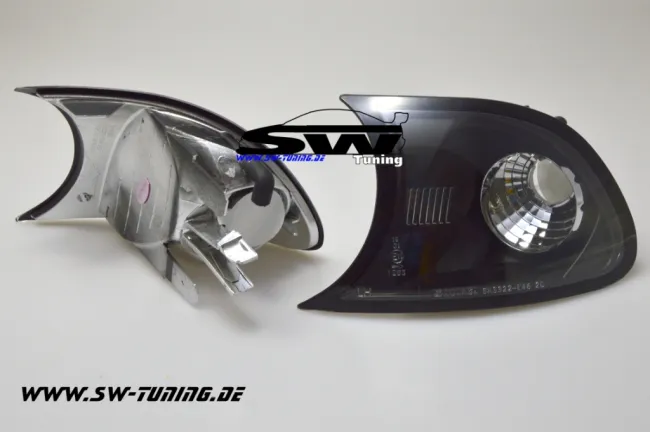 SW-corner lights BMW E46 Coupé + Cabrio 99-00 black