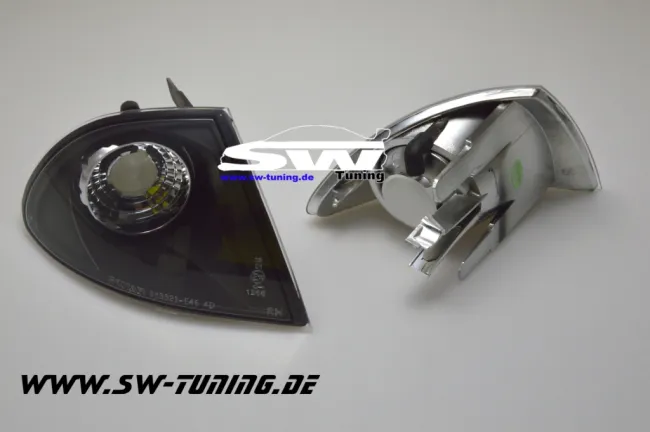 SW-corner lights BMW E46 sedan + Touring 98-01 black