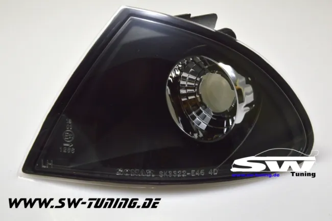 SW-corner lights BMW E46 sedan + Touring 98-01 black