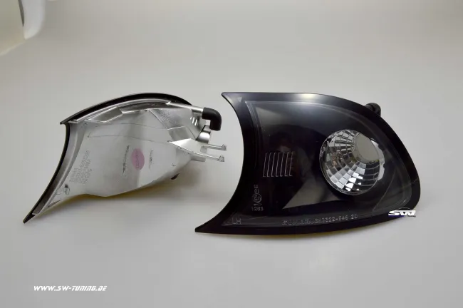 SW-corner lights BMW E46 Coupé + Cabrio 01-03 black